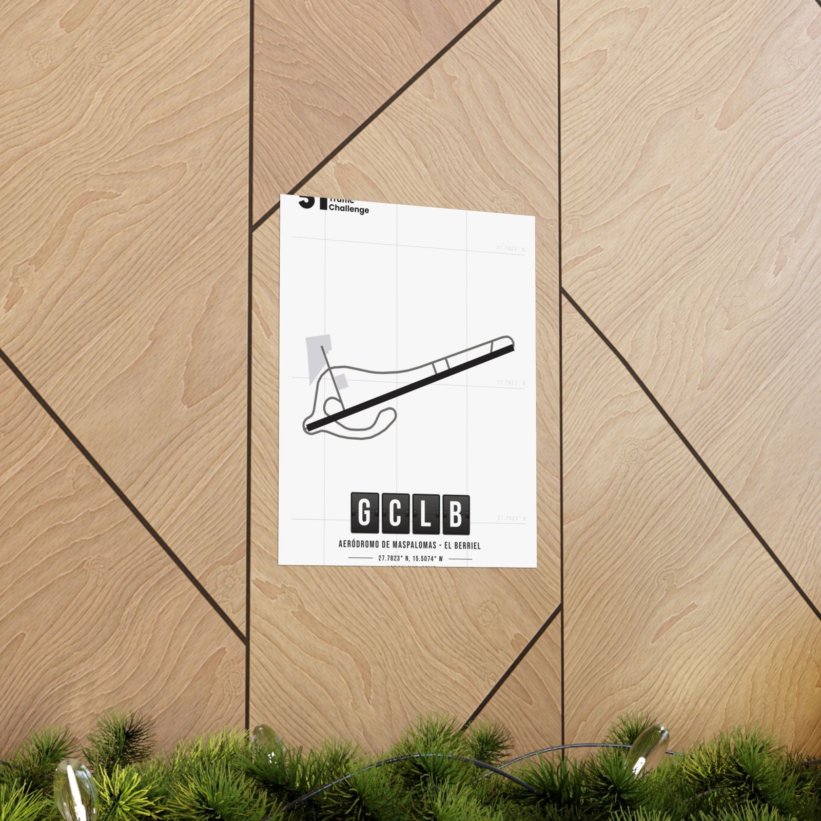 GCLB Airport Matte Vertical Posters - 51ATC - Imagen 13