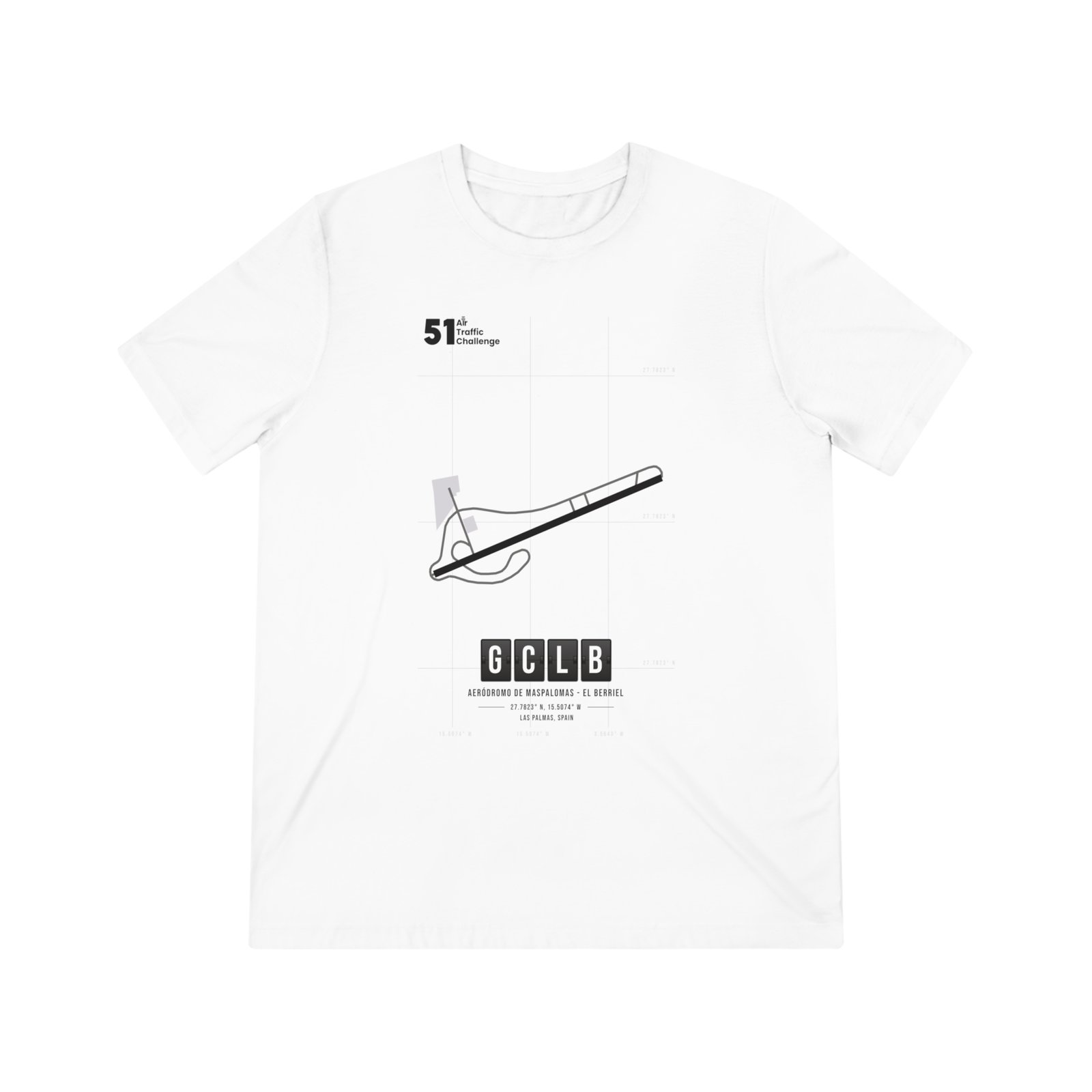 GCLB Airport - Unisex Triblend Tee - 51ATC - Imagen 5