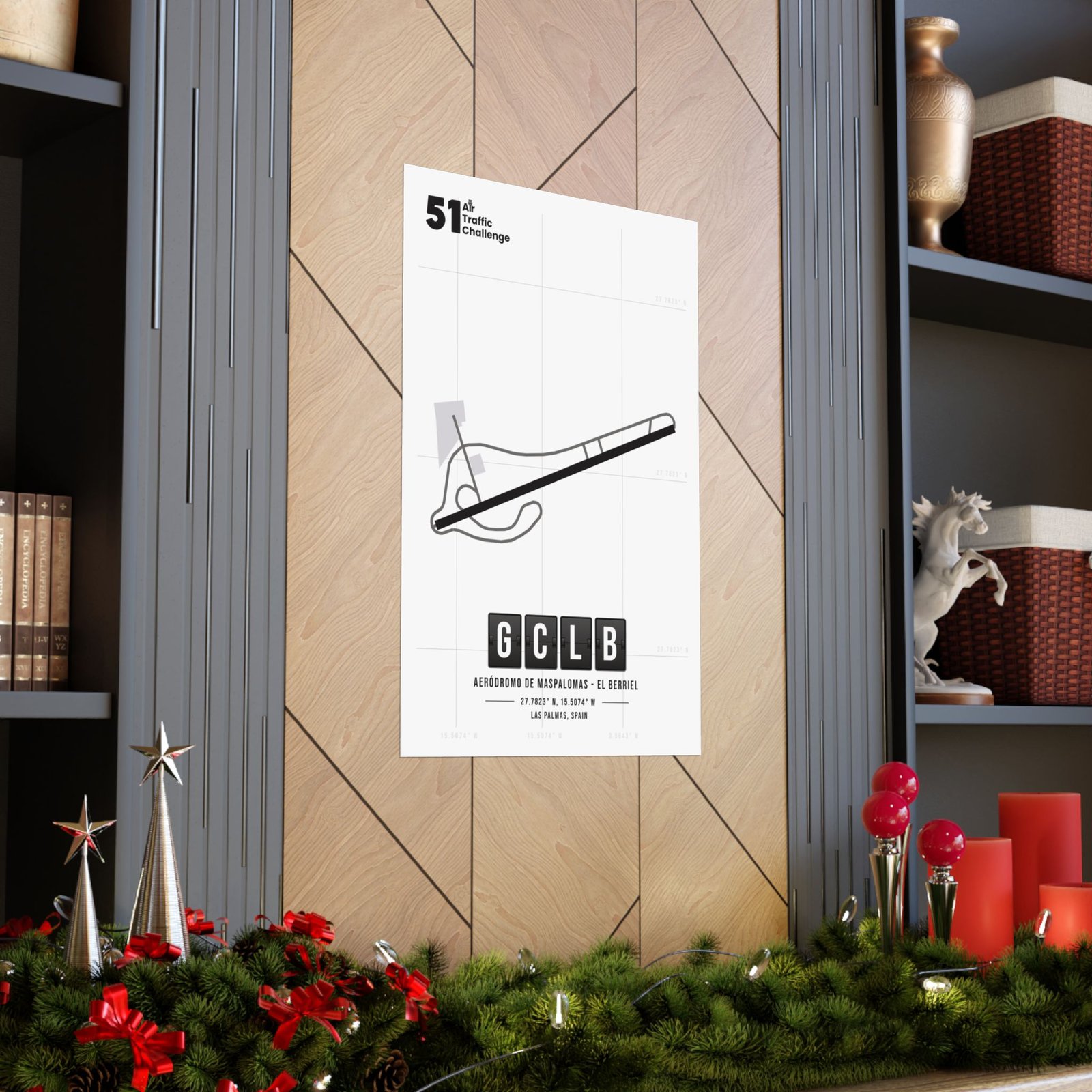 GCLB Airport Matte Vertical Posters - 51ATC - Imagen 5