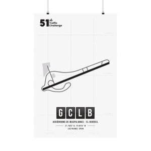 GCLB Airport Matte Vertical Posters - 51ATC