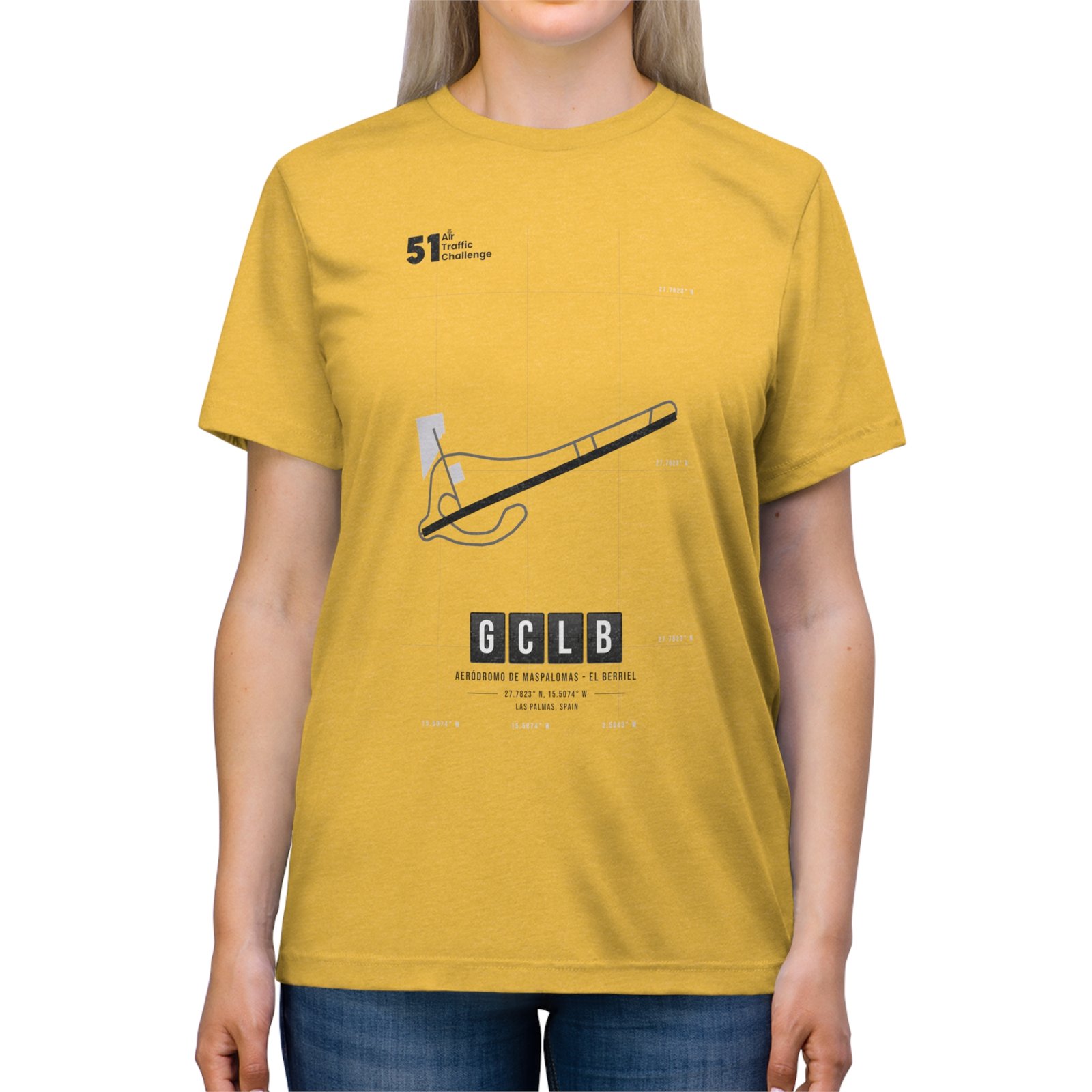 GCLB Airport - Unisex Triblend Tee - 51ATC - Imagen 27
