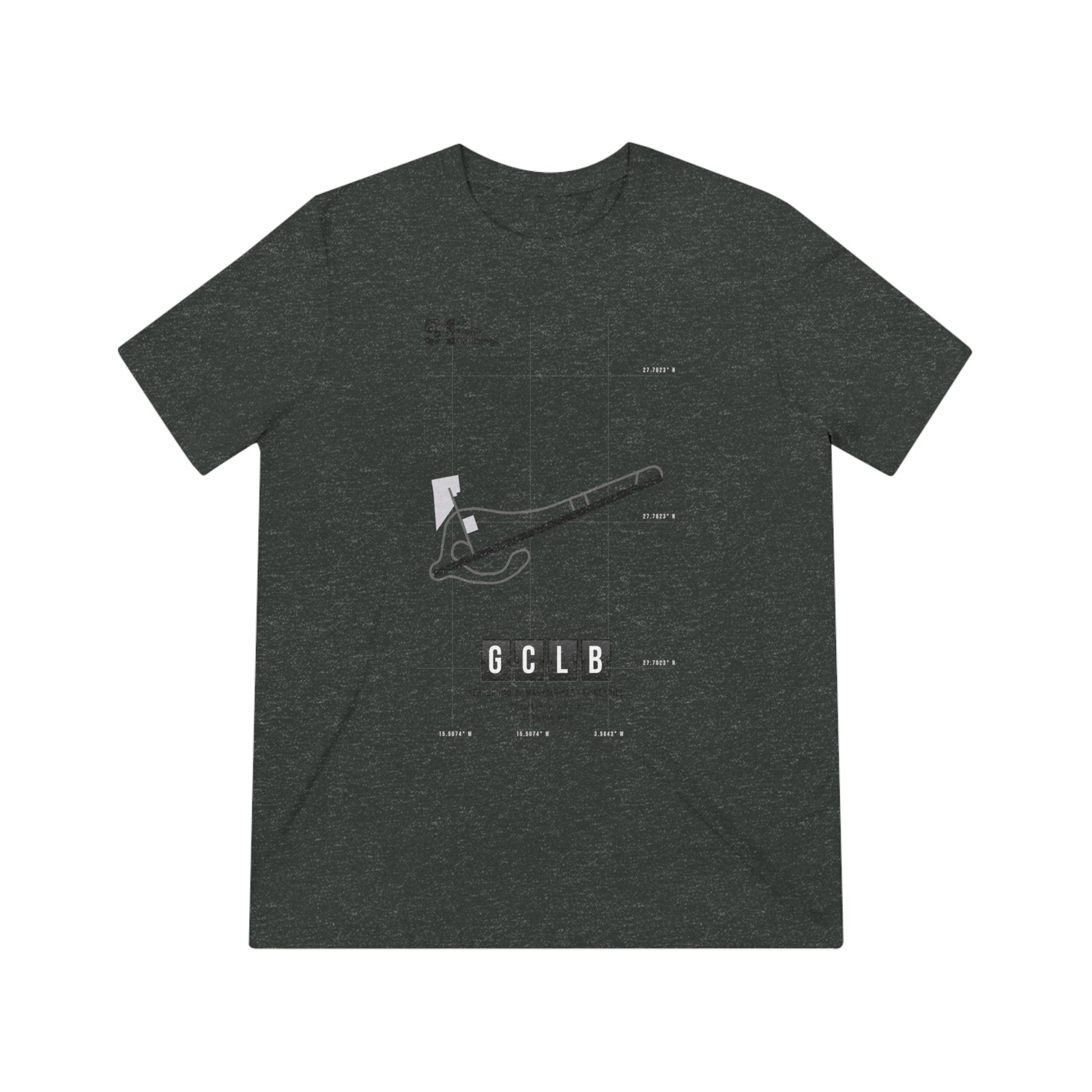 GCLB Airport - Unisex Triblend Tee - 51ATC - Imagen 9