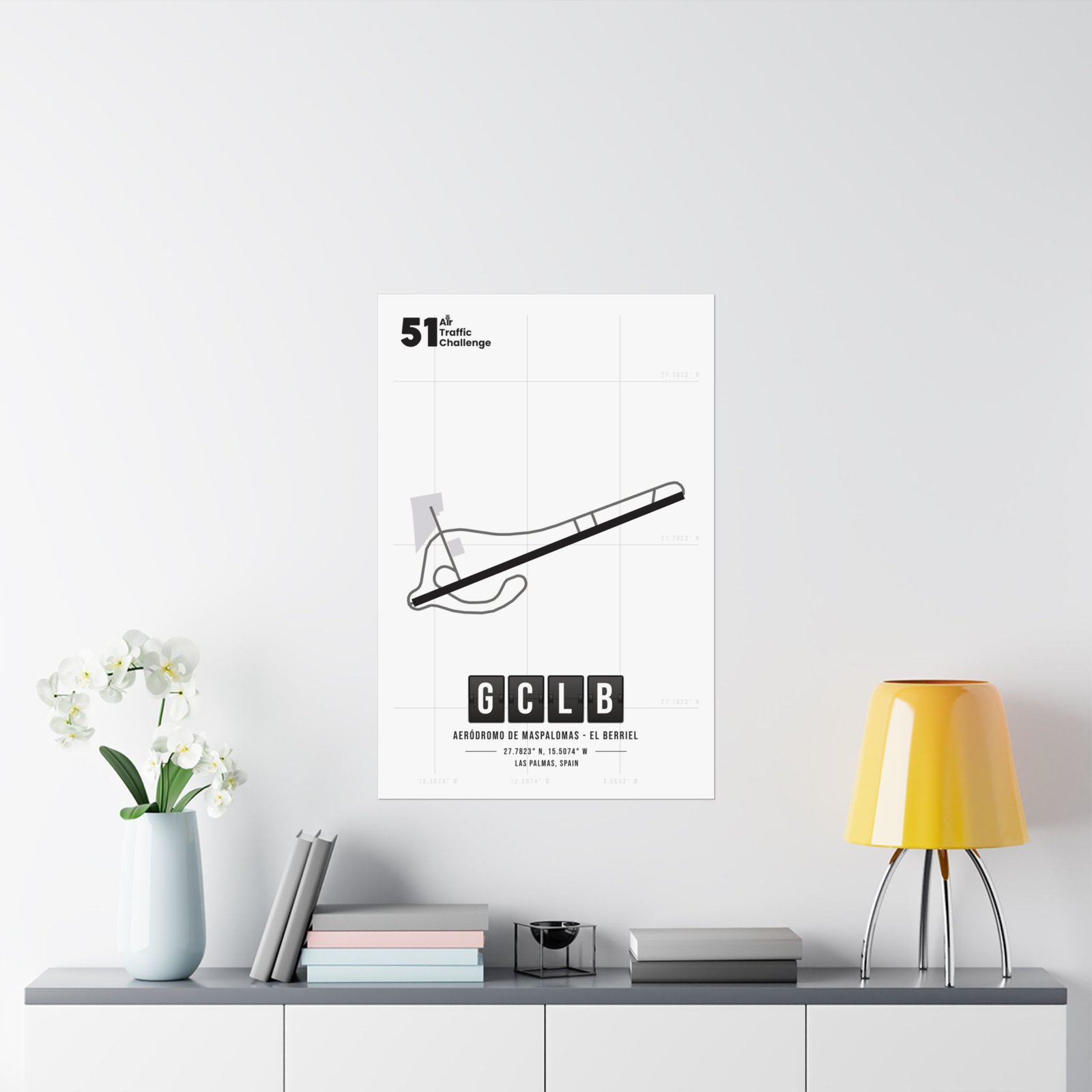 GCLB Airport Matte Vertical Posters - 51ATC - Imagen 8