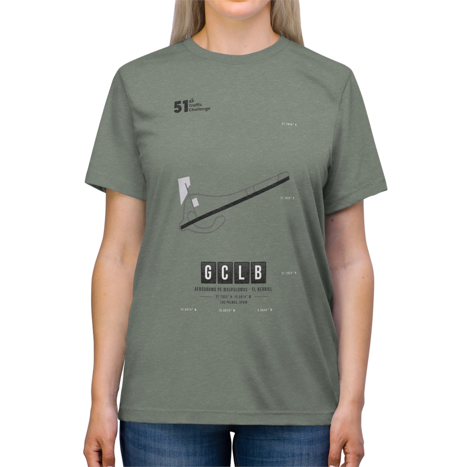 GCLB Airport - Unisex Triblend Tee - 51ATC - Imagen 23