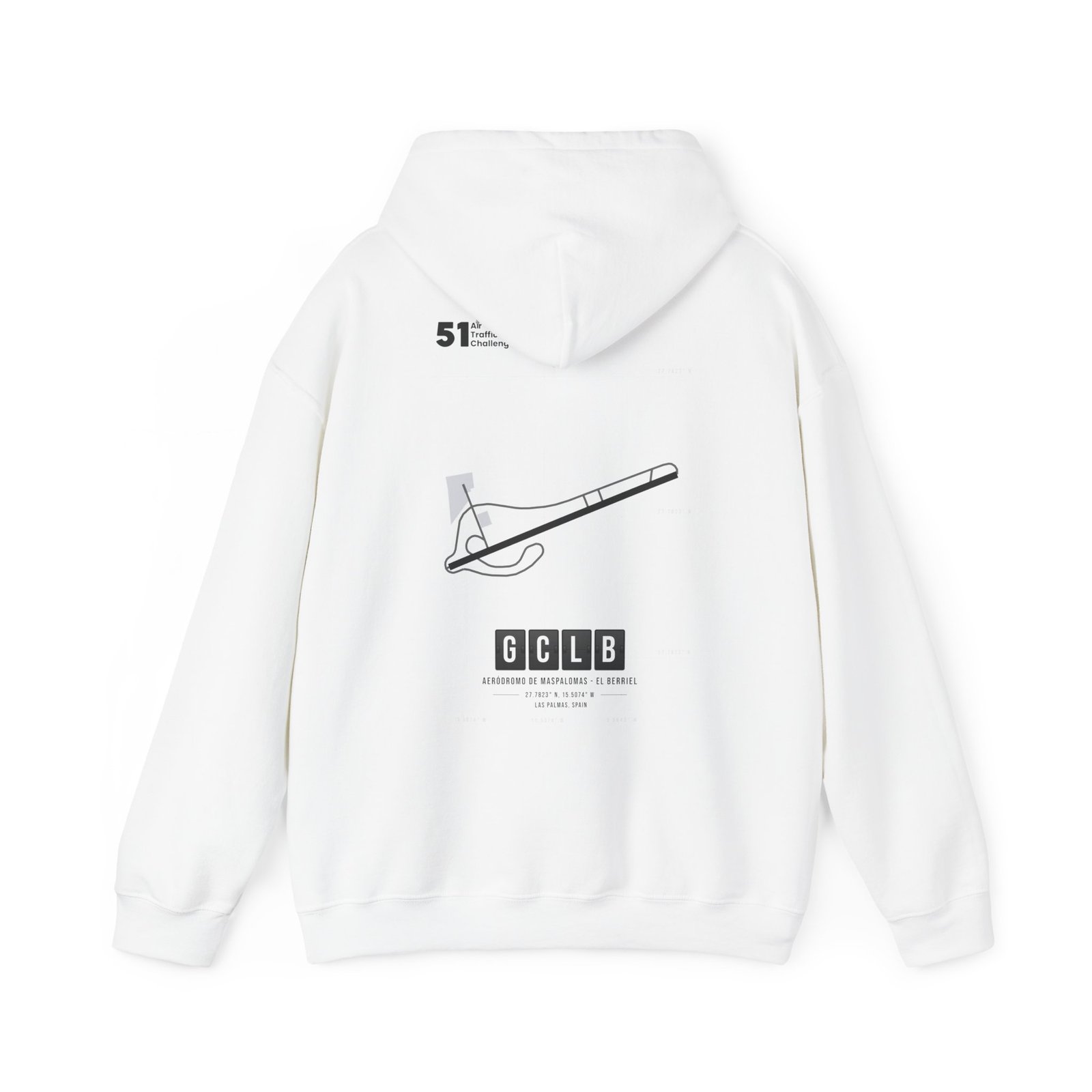 GCLB Airport - Unisex Heavy Blend™ Hooded Sweatshirt - 51ATC - Imagen 2