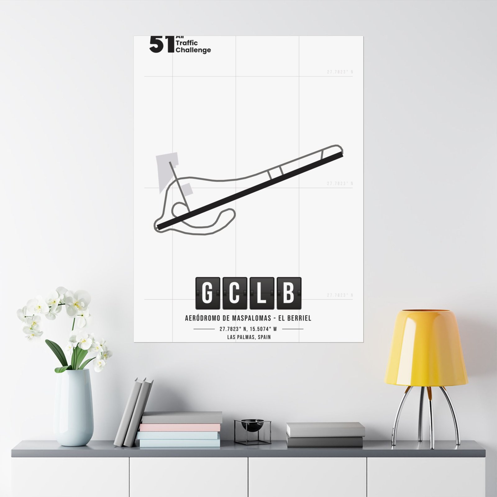 GCLB Airport Matte Vertical Posters - 51ATC - Imagen 296