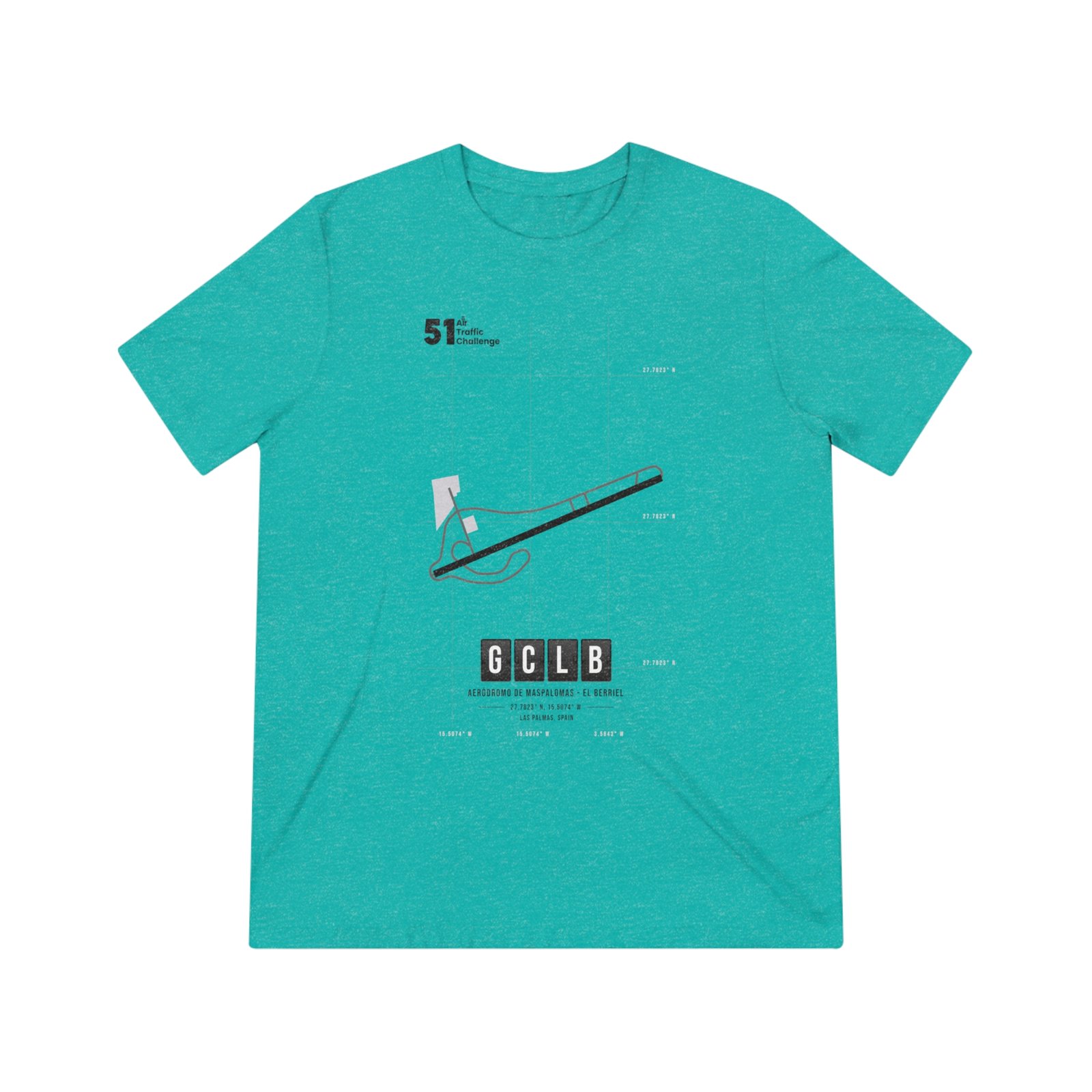 GCLB Airport - Unisex Triblend Tee - 51ATC - Imagen 37