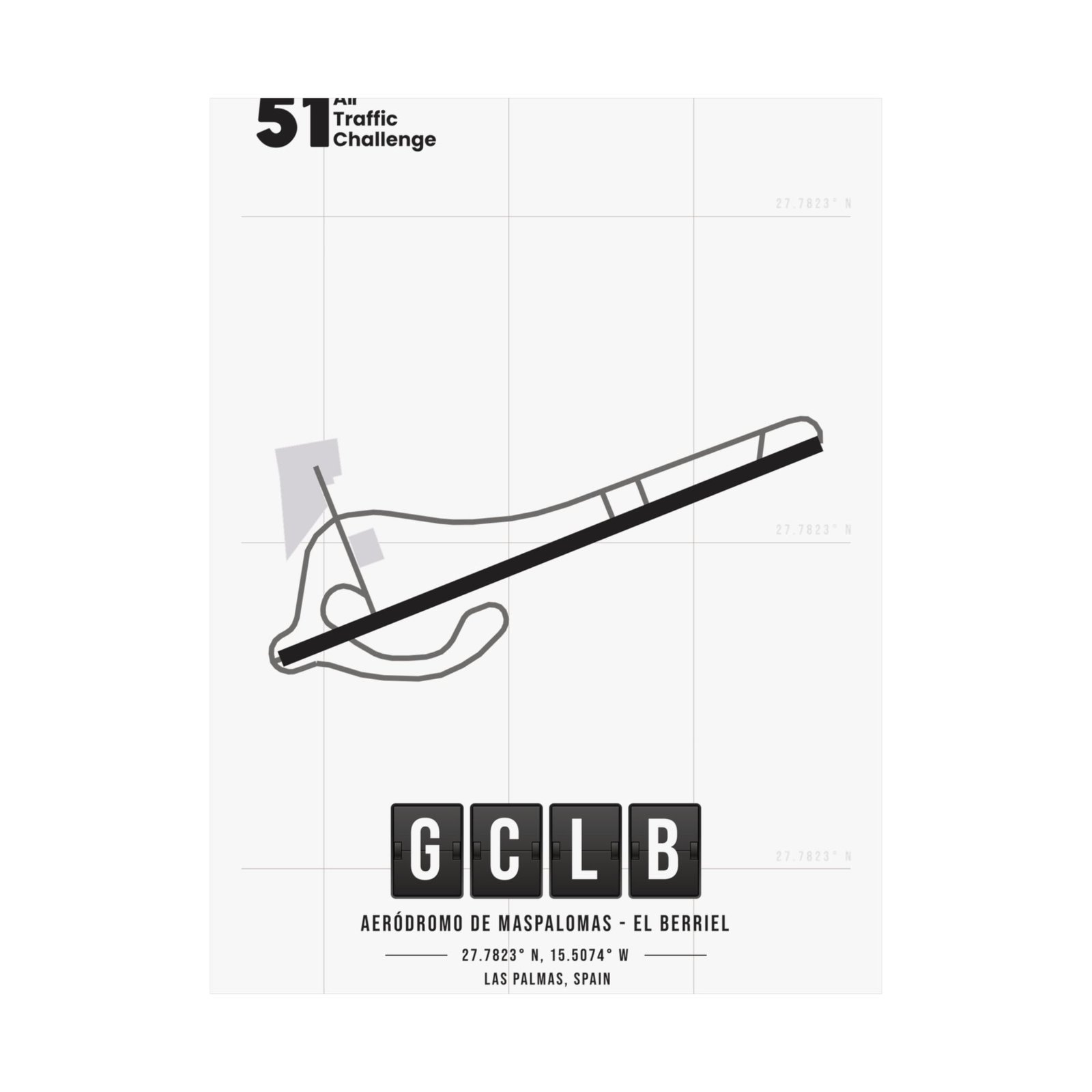 GCLB Airport Matte Vertical Posters - 51ATC - Imagen 66