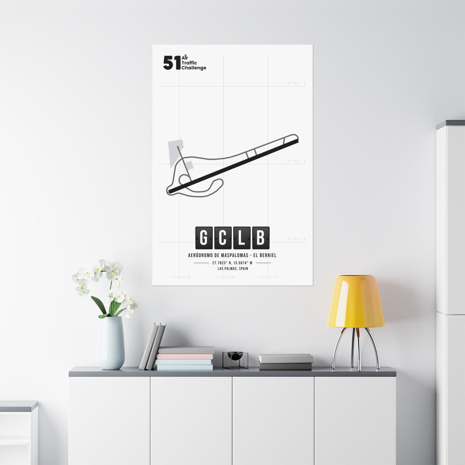 GCLB Airport Matte Vertical Posters - 51ATC - Imagen 304