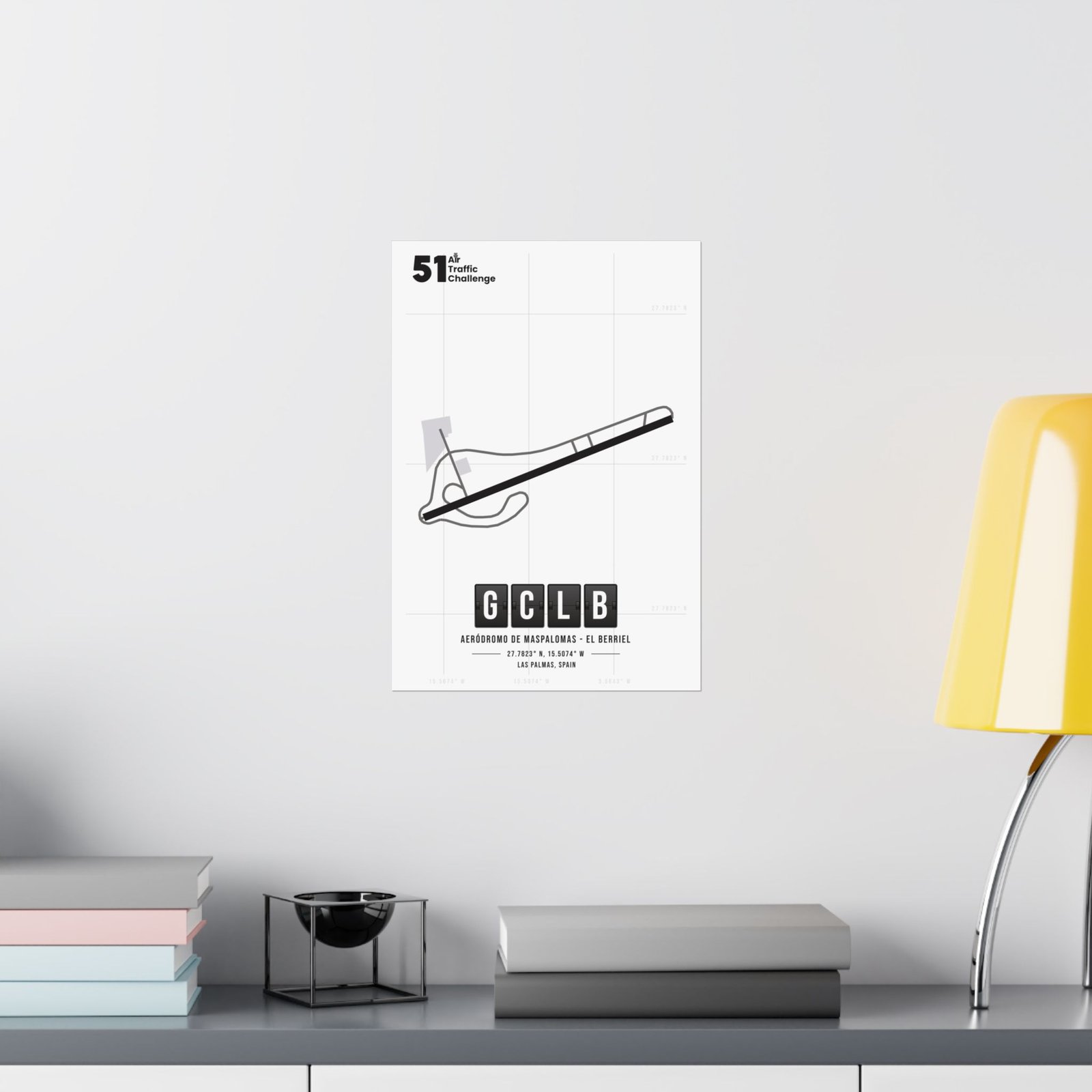 GCLB Airport Matte Vertical Posters - 51ATC - Imagen 144