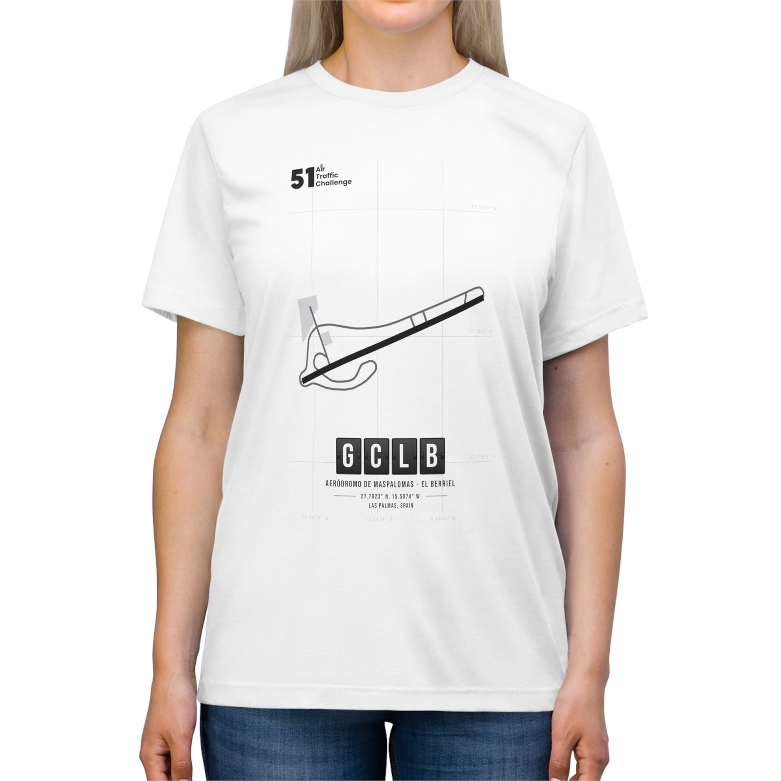 GCLB Airport - Unisex Triblend Tee - 51ATC - Imagen 7