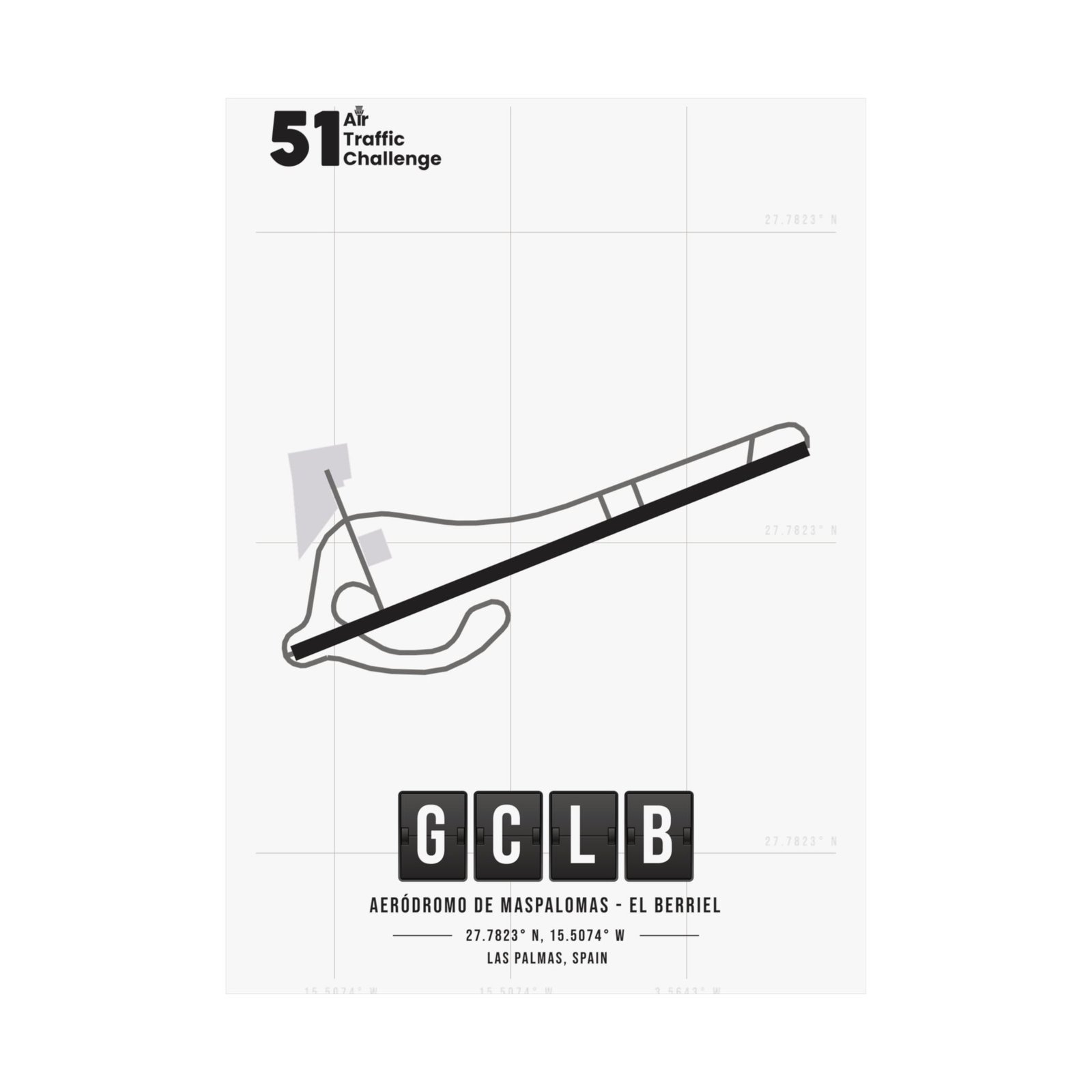 GCLB Airport Matte Vertical Posters - 51ATC - Imagen 218
