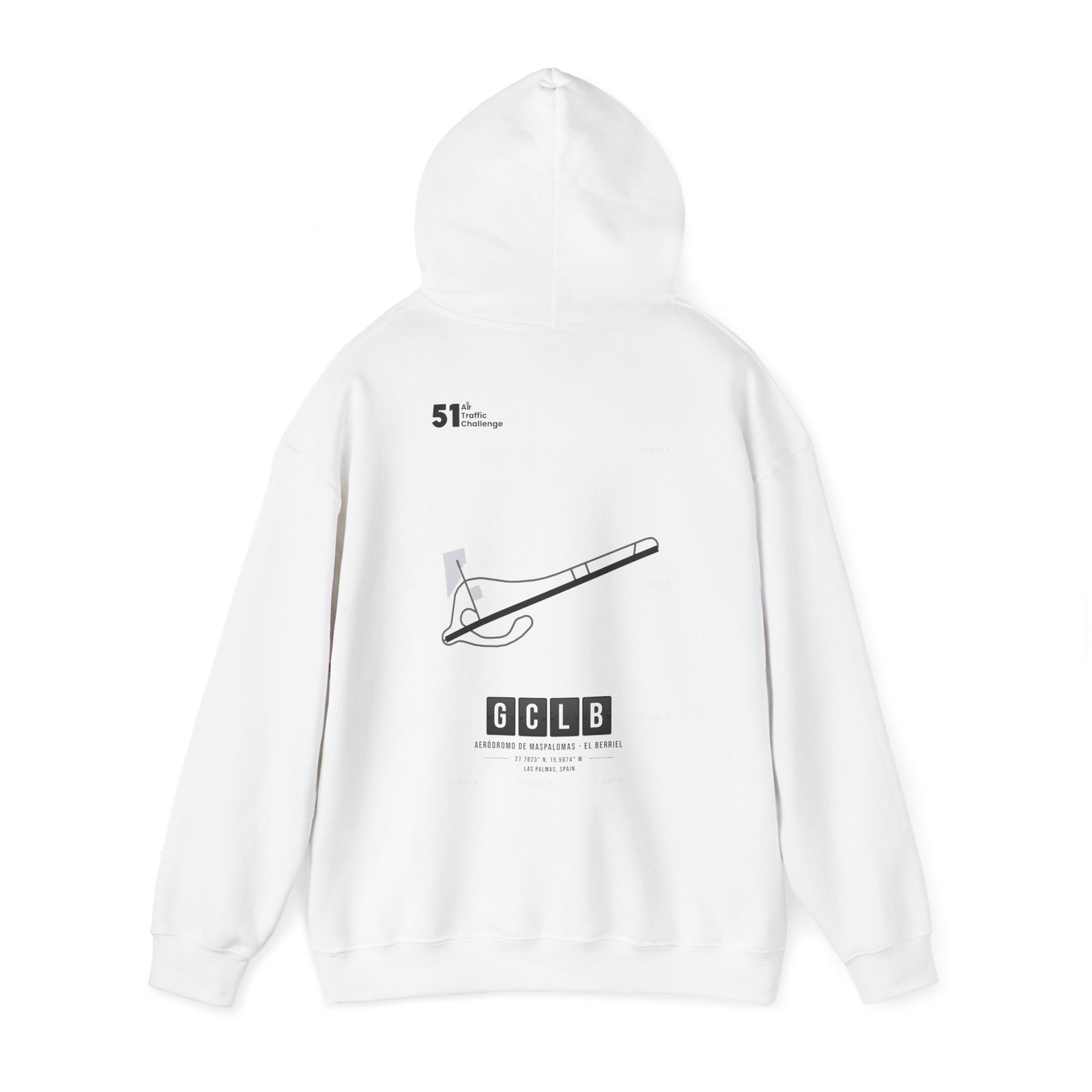 GCLB Airport - Unisex Heavy Blend™ Hooded Sweatshirt - 51ATC - Imagen 3