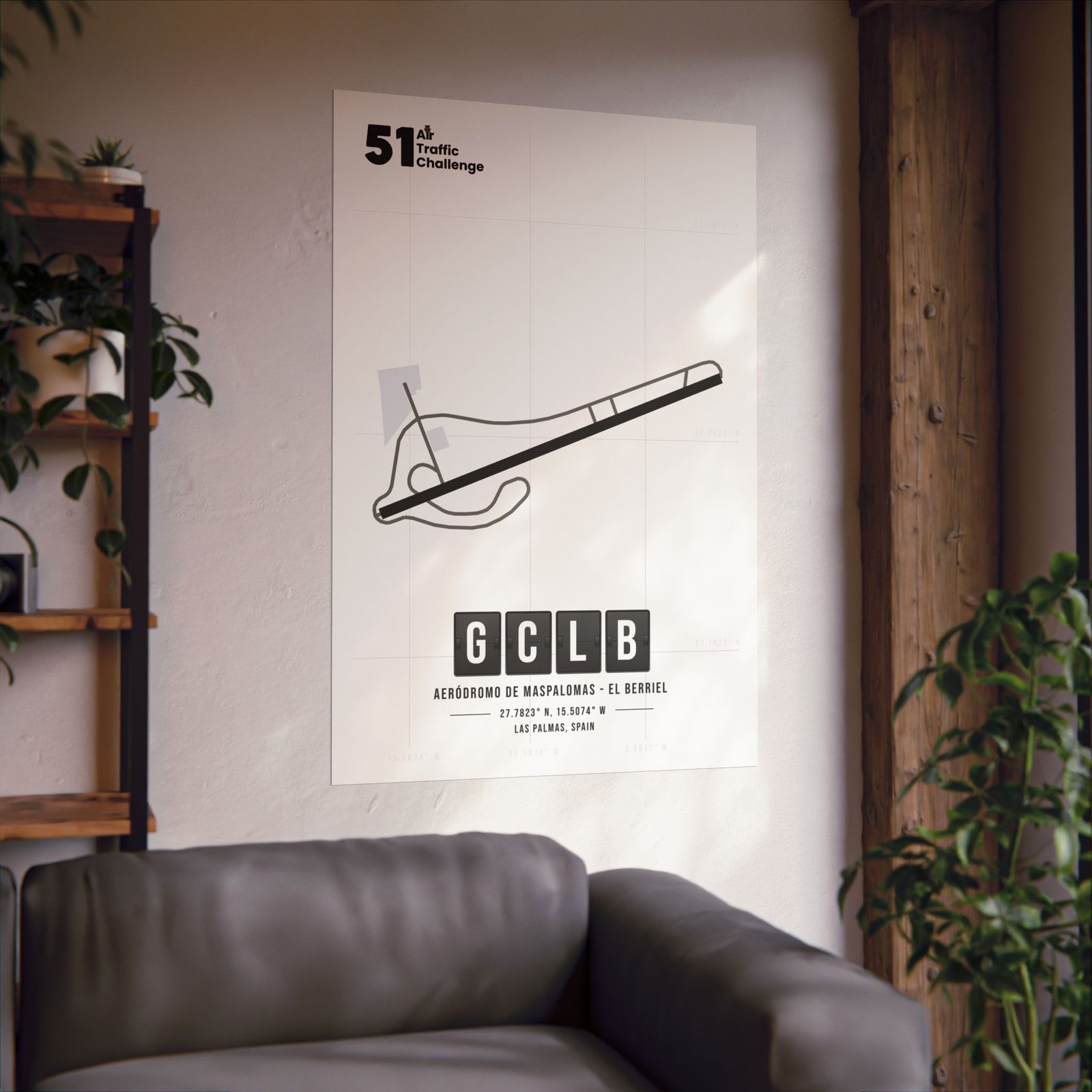 GCLB Airport Matte Vertical Posters - 51ATC - Imagen 302