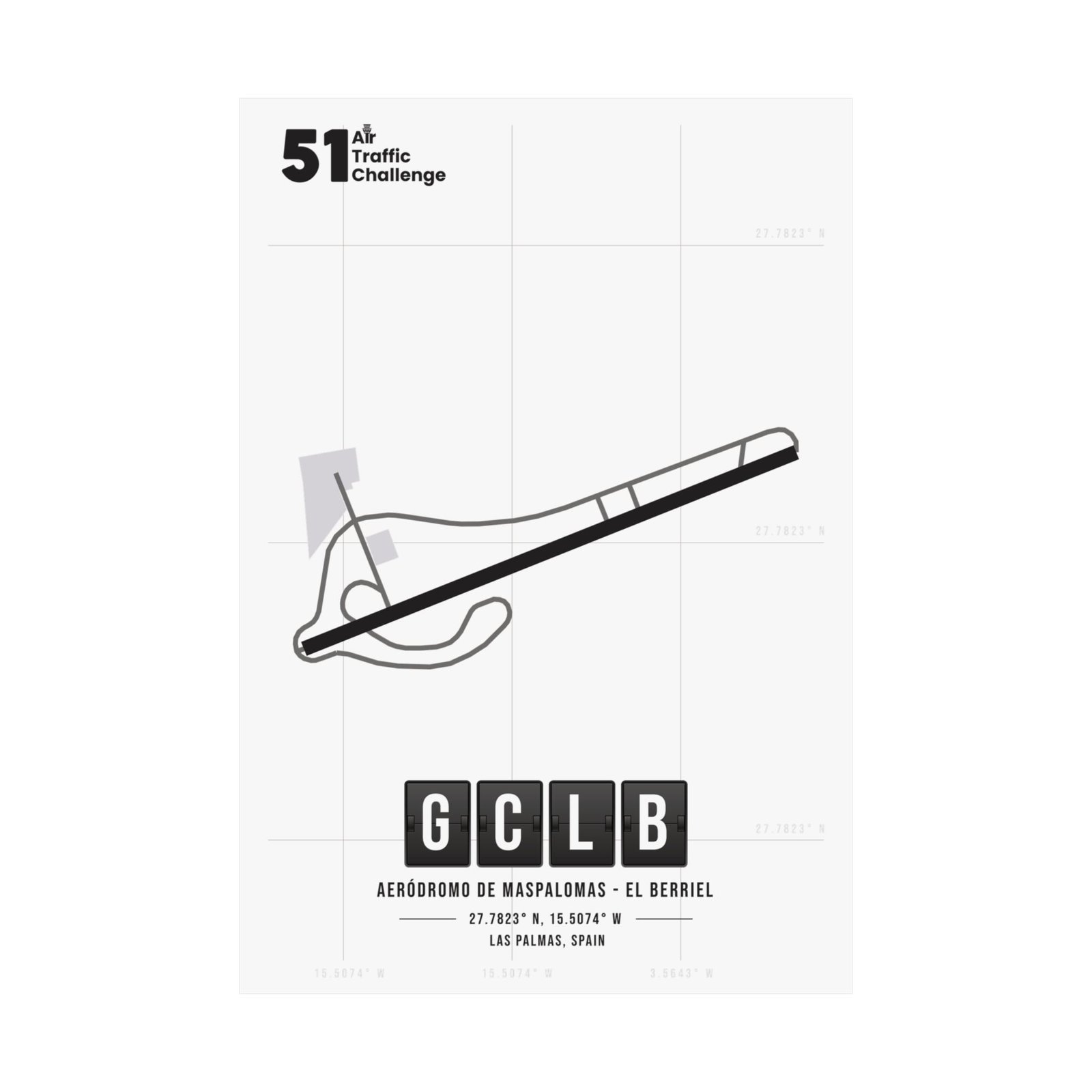 GCLB Airport Matte Vertical Posters - 51ATC - Imagen 170