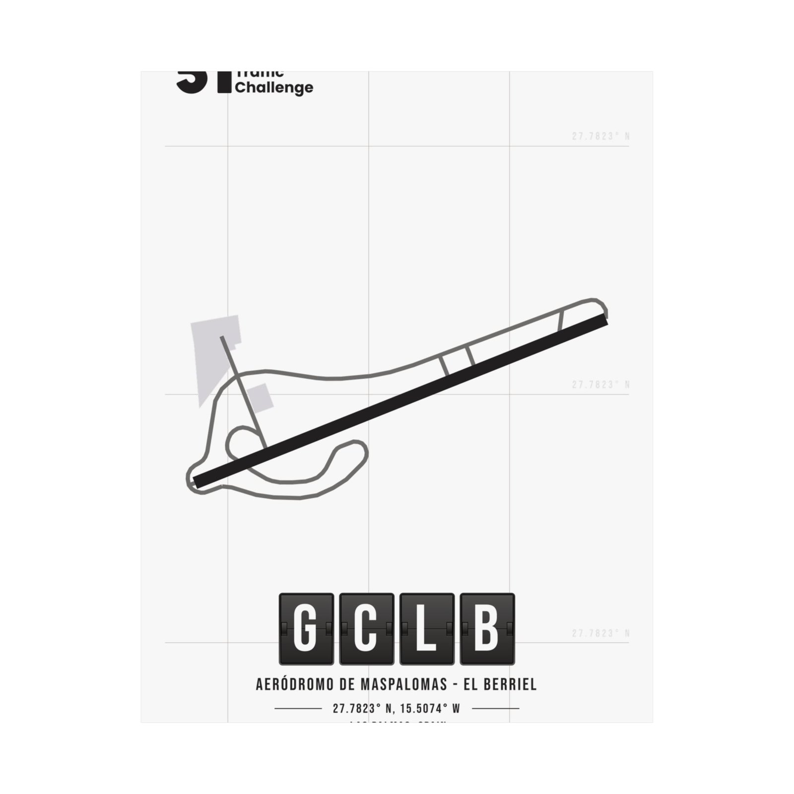 GCLB Airport Matte Vertical Posters - 51ATC - Imagen 10