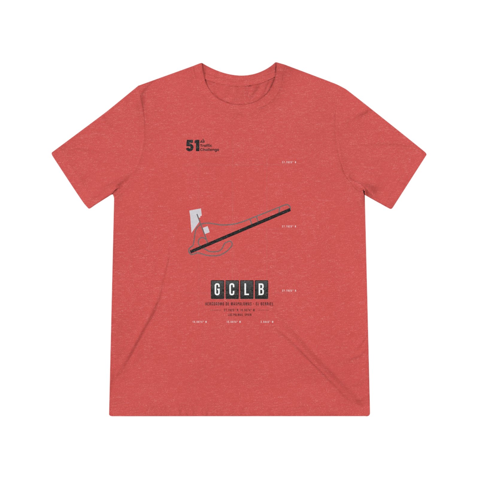 GCLB Airport - Unisex Triblend Tee - 51ATC - Imagen 41