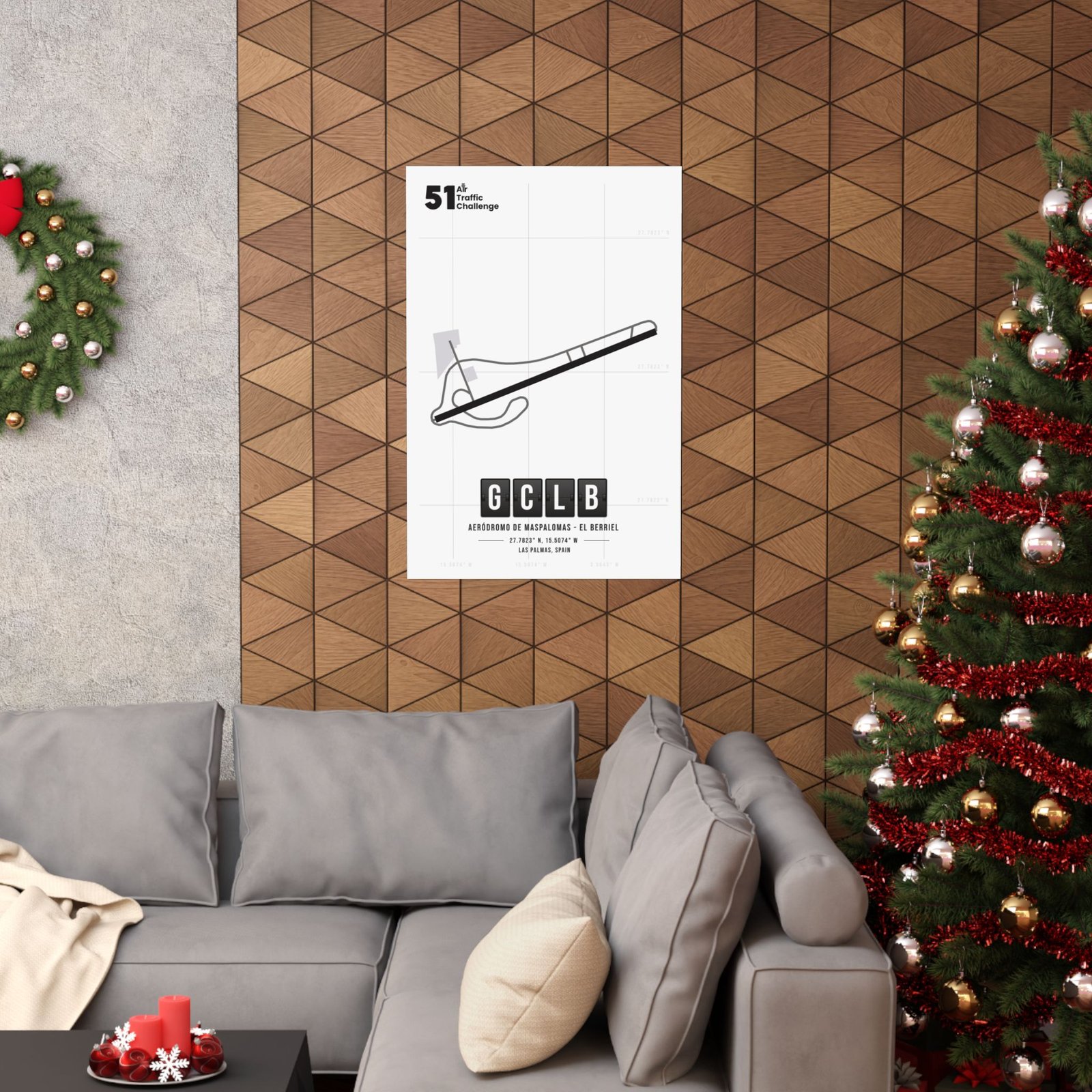 GCLB Airport Matte Vertical Posters - 51ATC - Imagen 4