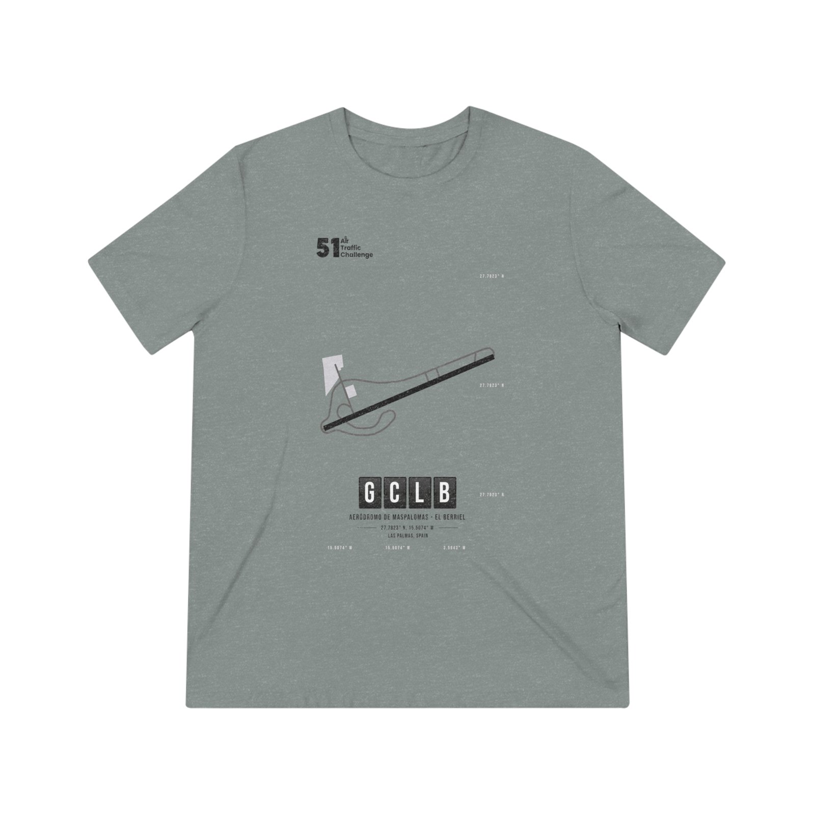 GCLB Airport - Unisex Triblend Tee - 51ATC - Imagen 29