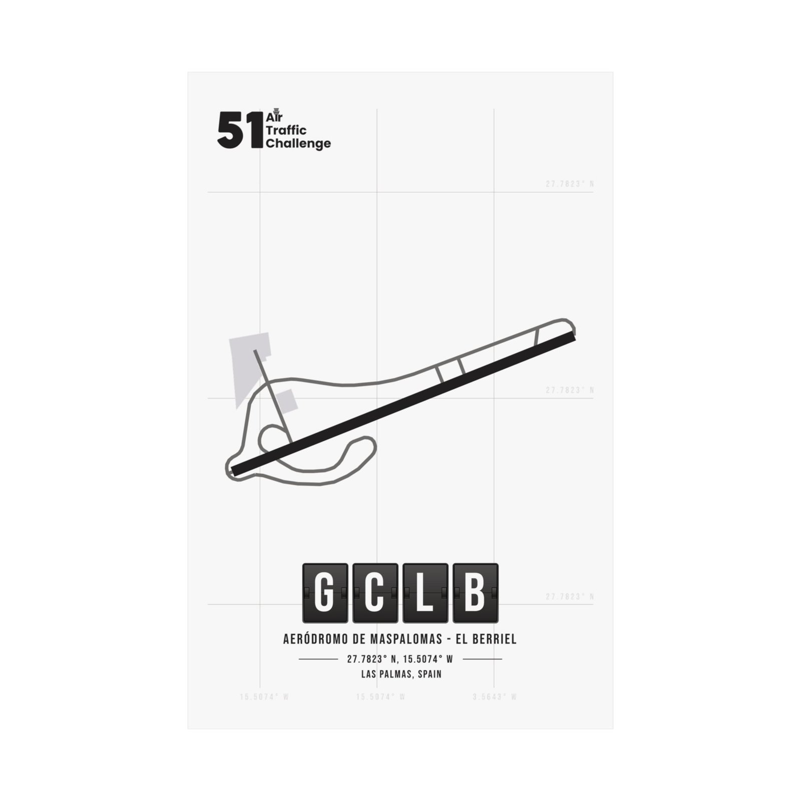 GCLB Airport Matte Vertical Posters - 51ATC - Imagen 250