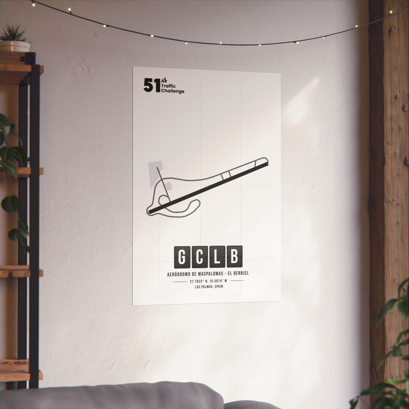 GCLB Airport Matte Vertical Posters - 51ATC - Imagen 6