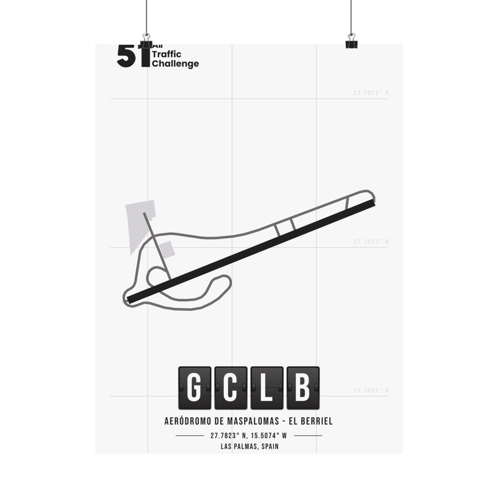 GCLB Airport Matte Vertical Posters - 51ATC - Imagen 33