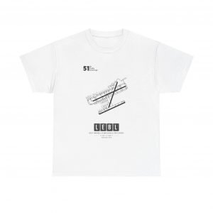 LEBL (Barcelona) Airport - Unisex Heavy Cotton Tee - 51ATC
